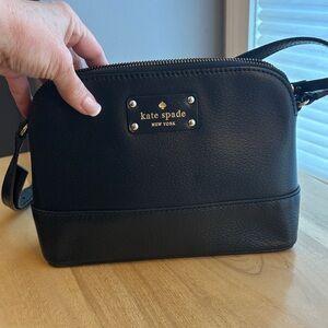 Kate Spade Black Leather Crossbody Bag